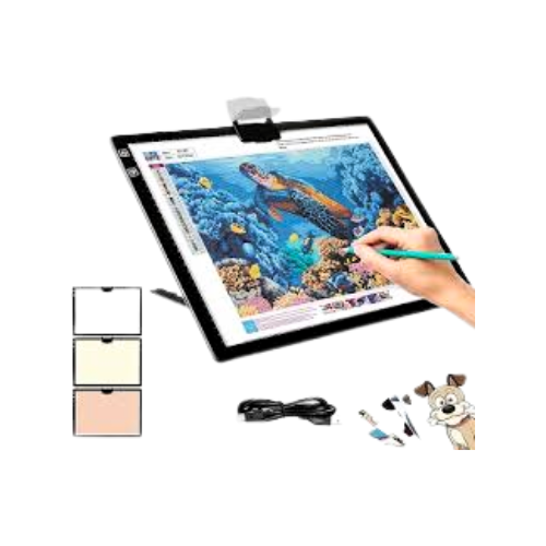 HUION A3 LED Light Pad - 16.9" professional tracing board with ultra-bright 730cd/m² lighting and eye-protection technology