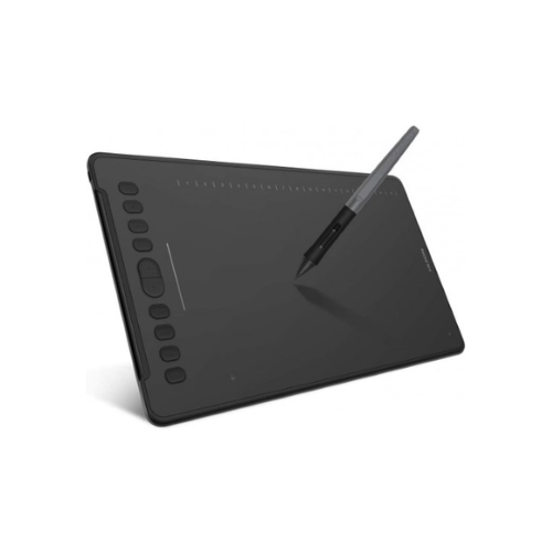 HUION H1161 Inspiroy Pro Graphics Tablet with 8192 pressure, 26 customizable keys, and battery-free pen for digital artists