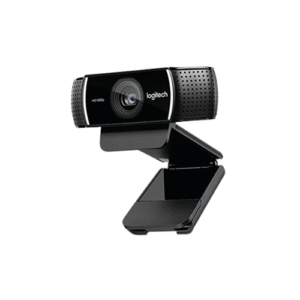 Logitech C922 Pro Stream Webcam showing 60fps gameplay streaming with background replacement