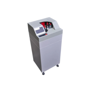 YUMITE MCM-650 Industrial Money Counter processing 200-note stack with vacuum suction technology