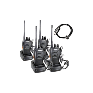 WALKIE TALKIE BF-888S – Baofeng Blue Two-Way Radio with Flashlight & Antenna