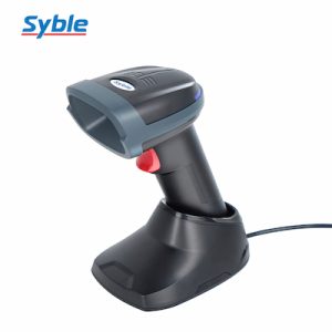 SYBLE WIRELESS 2.4G HANDHELD CHARGING BASE INDUSTRIAL 1D/2D BARCODE SCANNER MODEL-XB-D15BT